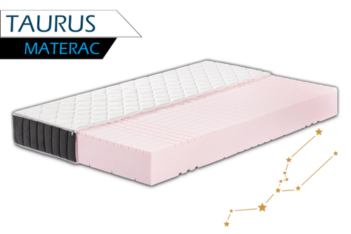 TAURUS MATERAC PIANKOWY 180x200 H3+ / H4+ | 25 CM 7 STREF KOMFORTU na Arena.pl
