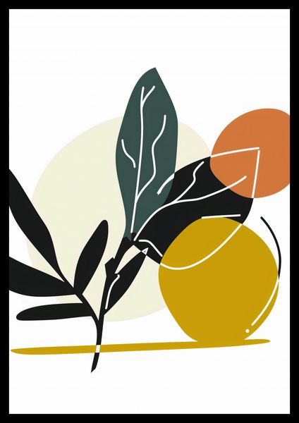 Plakat 68x98cm Elegancka Flora zdjęcie 2