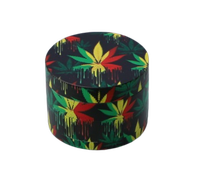 Młynek do Tytoniu Suszu Ziół CBD „Dripping Rasta” – kapiące liście konopi