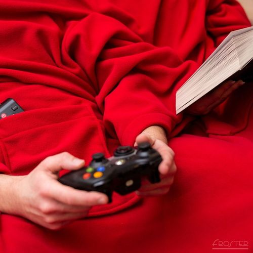 Kocyko-szlafrok dla Pary - Czerwony na Arena.pl