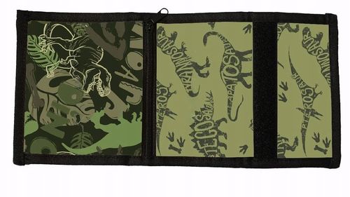 KOMPLET Saszetka + portfel DINOZAURY moro T-Rex Nerka biodrowa na Arena.pl