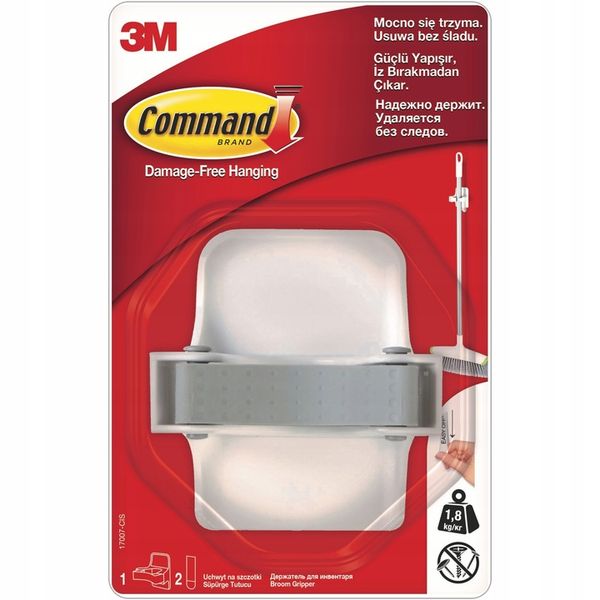 COMMAND 3M UCHWYT DO SZCZOTKI 1SZT DUŻY 17007 zdjęcie 1