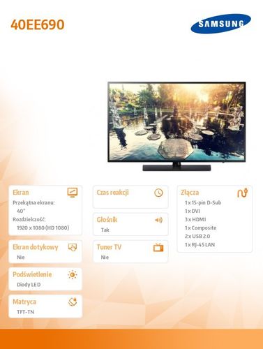 Samsung 40'' 40EE690 na Arena.pl