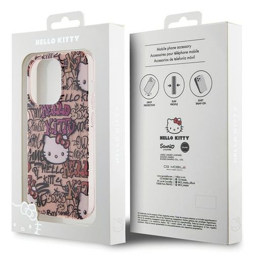 Etui Hello Kitty do iPhone 14 Pro, Różowy na Arena.pl
