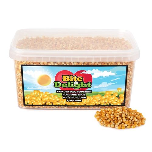 POPCORN KUKURYDZA ZIARNO DO PRAŻENIA BEZ SOLI 99,8% OTWARTYCH ZIAREN 4kg na Arena.pl