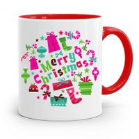 Kubek Czerwony Świąteczny Pod Choinkę Na Mikołaja Z Nadrukiem Ze Zdjęciem