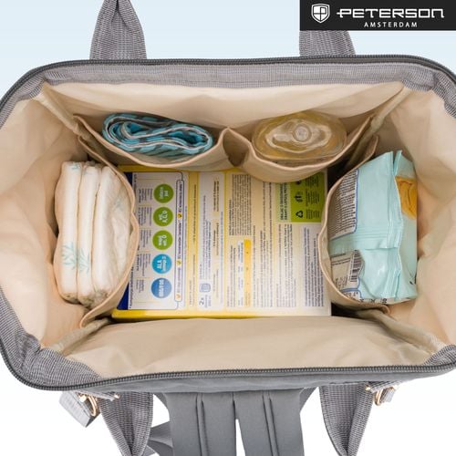 plecak materiałowy ptn jmb-01-6765 cream gray na Arena.pl