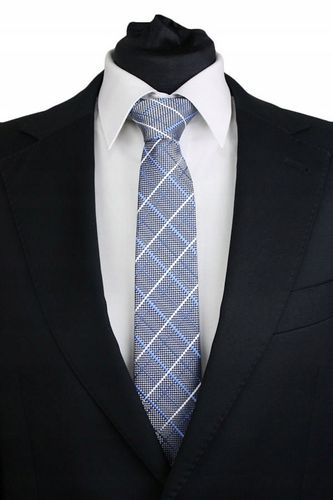 KRAWAT ŚLEDŹ ŚLEDZIK WĄSKI 6 cm - DUŻO WZORÓW na Arena.pl