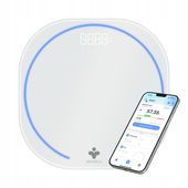 WAGA ŁAZIENKOWA ELEKTRONICZNA MEDICO, SMART, APLIKACJA PO POLSKU, BMI