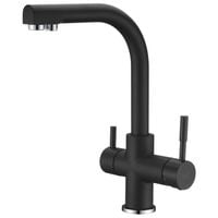 Blue Water Alabama 44 Czarna Trójdrożna bateria kuchenna