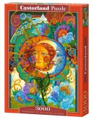 Puzzle 3000 el. Partnerstwo Słońca i Księżyca