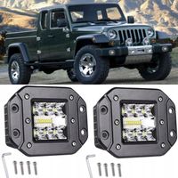 ZESTAW 2x LAMPA ROBOCZA 39W montaż w zderzak HALOGEN 13 LED 12V 24V OFFROAD