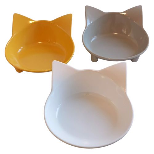 Miska dla Kotów na Karmę w Kształcie Kota 3 szt. na Arena.pl