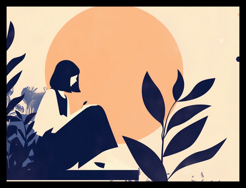 Plakat 40x30cm Kontemplacja zdjęcie 2