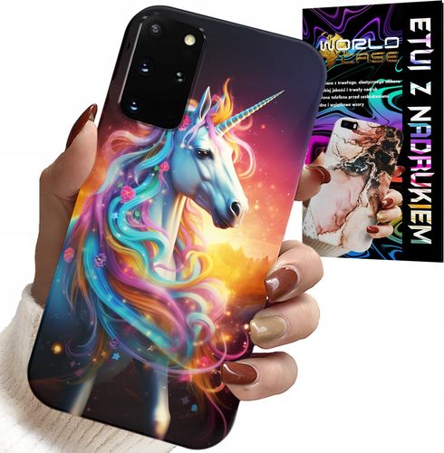 ETUI DO SAMSUNG GALAXY S20 PLUS - JEDNOROŻEC WZORY DLA DZIEWCZYNEK PREZENT na Arena.pl