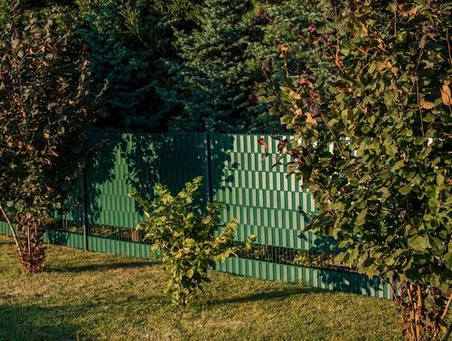 Taśma ogrodzeniowa ZIELONA 19 cm x 35 m OSŁONA NA OGRODZENIE PANELOWE PŁOT na Arena.pl