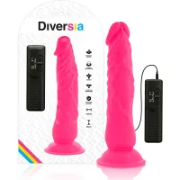 diversia model vibra pink 21 cm - elastyczna maszyna intymna z pilotem