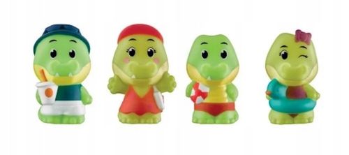Croco - Rodzina Krokodyli - Zestaw 4 Figurek Zmieniających Kolor - Klorofil na Arena.pl