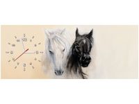 100X40CM ZEGAR BLACK&WHITE OBRAZ