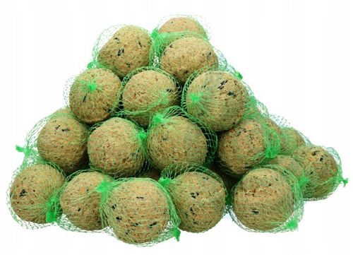 KARMNIK DLA PTAKÓW NA ZIMĘ FAYA + KULE BILE TŁUSZCZOWE (15 SZT) + PORADNIK na Arena.pl