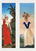 Plakat 50x70cm The Four Seasons, Paul Cezanne Vintage do Salonu