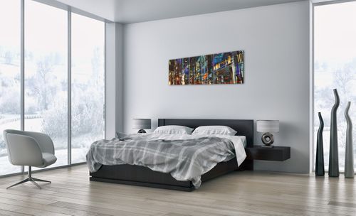 Obraz Na Płótnie - Miasto Centrum Auto - 120X40 Cm - Ca120X40-3787 na Arena.pl