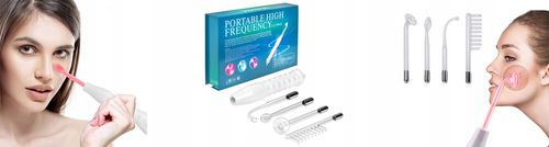 DARSONVAL DERMA WAND 4 Peloty Pielęgnacja elektrody do twarzy włosów ciała na Arena.pl