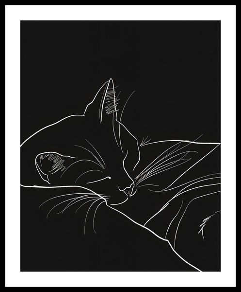 Plakat 40x50cm Nocny Spokój zdjęcie 3