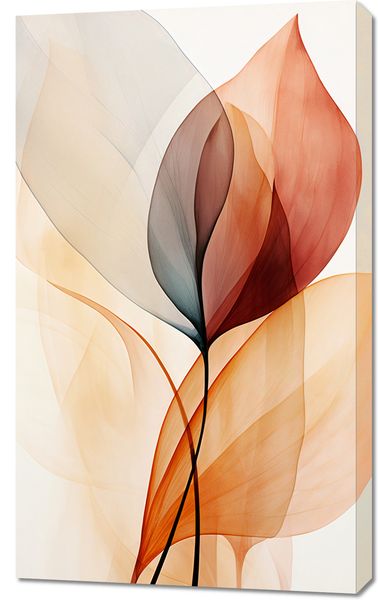 Obraz 60x100cm Eteryczne Liście zdjęcie 1