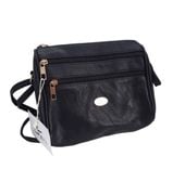 Torebka Damska na Ramię Mała Skóra PU Czarna