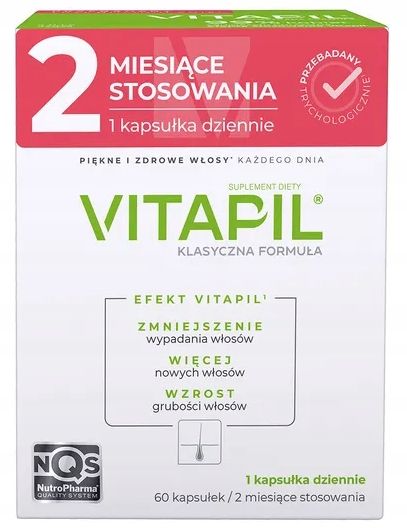 Vitapil 60 kapsułek Biotyna + Bambus + AMINQ3 zdjęcie 1
