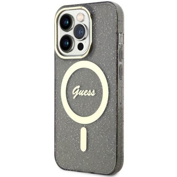 Etui Guess do iPhone 14 Pro, Czarny, MagSafe zdjęcie 2
