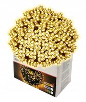 LAMPKI CHOINKOWE Z PROGRAMATOREM 24m 500LED CHOINKA ŚWIĘTA IP44 MIX
