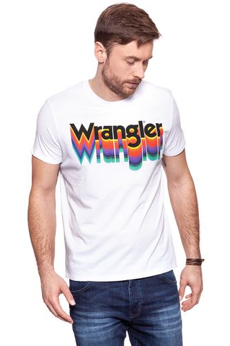 WRANGLER LOGO TEE WHITE W7B62FQ12 L na Arena.pl
