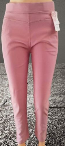SPODNIE ELASTYCZNE Z KIESZENIAMI gumkowe wyszczuplające 4/5XL różowe na Arena.pl