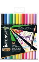 flamastry bic bx12 dual tip 1538