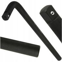 Pokrętło klucz fajkowy do kół 3/4 cala 500mm typ L CZARNE KUTE MOCNE