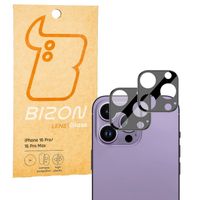 Szkło ochronne na aparat telefonu Bizon do iPhone 16 Pro / Pro Max, 2 szt.