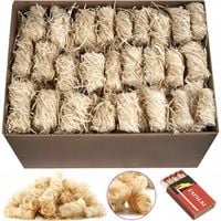 PODPAŁKA ROZPAŁKA DO KOMINKA PIECA GRILLA 2kg 120 SZT. *GRATIS*