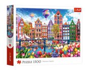 Puzzle 1500 Kolorowy Amsterdam 26221