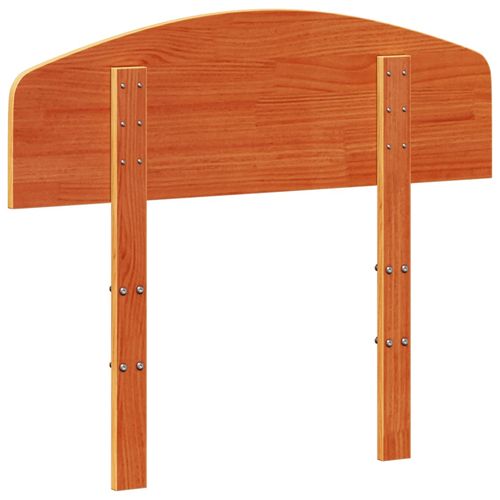 Wezgłowie do łóżka, woskowy brąz, 100 cm, lite drewno sosnowe na Arena.pl