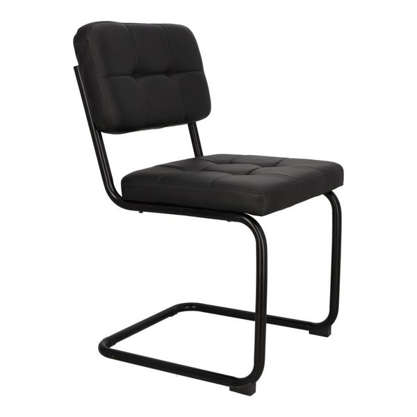 Krzesło Nelson soft black swing black PU zdjęcie 3