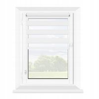 ROLETA NOC DZIEŃ 56X140CM WYMIAR BIAŁY