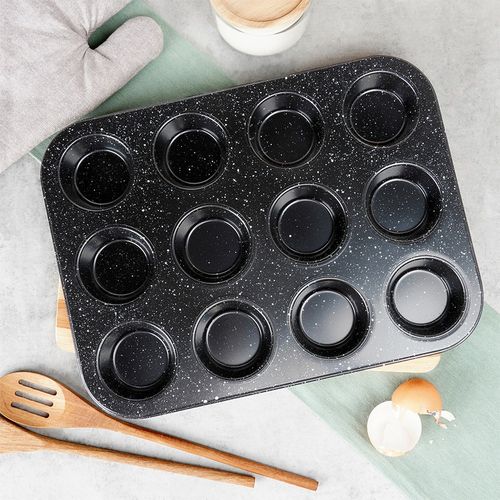 Forma Granitowa Foremka Blacha do Pieczenia Muffinek Babeczek na Muffinki na Arena.pl