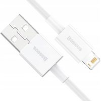 BASEUS KABEL PRZEWÓD USB LIGHTNING DO IPHONE 2.4A BEZPIECZNY MOCNY 1M
