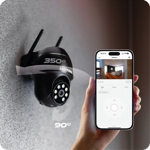 Kamera Zewnętrzna Obrotowa IP WIFI 5MPx 2880x1620 ZOOM x5 LUXTORN 2K na Arena.pl