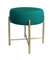 Taboret Pola noga metalowa złota MG20