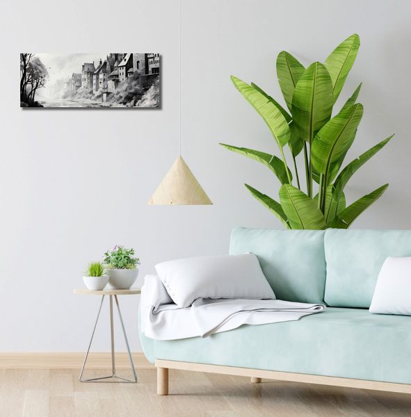 Obraz 60x20cm Mglisty Refleks zdjęcie 2