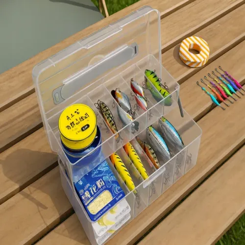 Organizer na kable i ładowarki elektronikę skrzynka wędkarska na Arena.pl