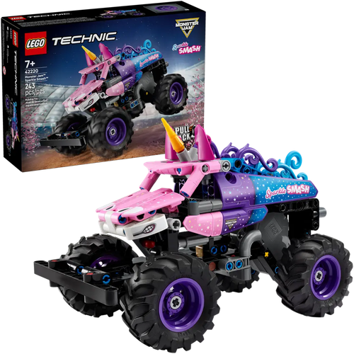 42220 - LEGO Technic - Monster Jam™ Sparkle Smash™ z napędem typu pull-back na Arena.pl